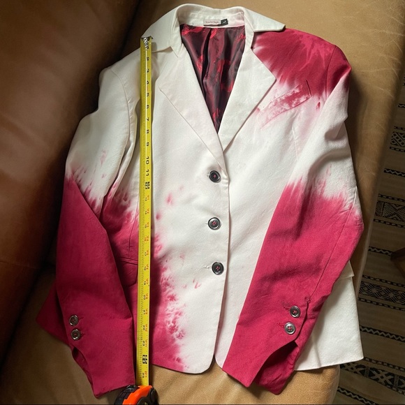 Hand Tie dyed vintage blazer jacket - Picture 8 of 16